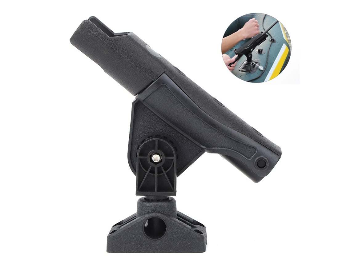 2026rebe-soporte Base Caña Pescar Universal Ajustable 360 Grados Para Canoa Kayak Barco Deriva