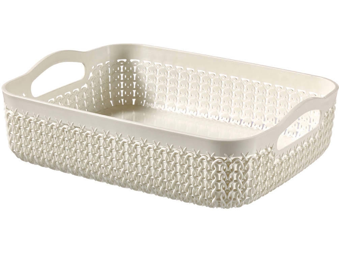 Organizador CURVER Knit A5 (Beige - Plástico - 25.7 x 7.4 x 26.8 cm)