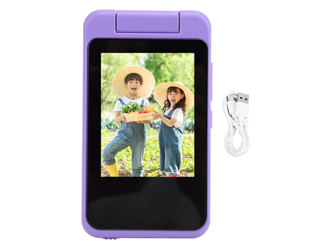 Cámara digital para niños con pantalla táctica, teléfono inteligente de juguete para niños, cámara de video