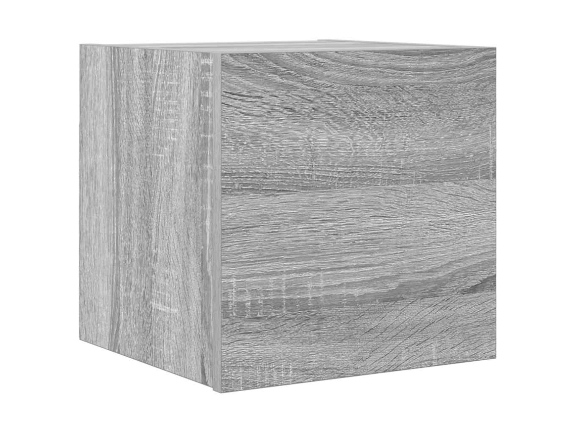 Mueble TV de pared 30,5x30x30 cm Gris Sonoma MAISON EXCLUSIVE