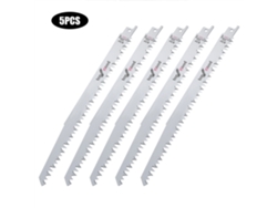 Kit de 5 hojas de sierra recíproca para carpintería metálica S1531l 240 mm/9,4 pulgadas. Accesorios para herramientas eléctricas.