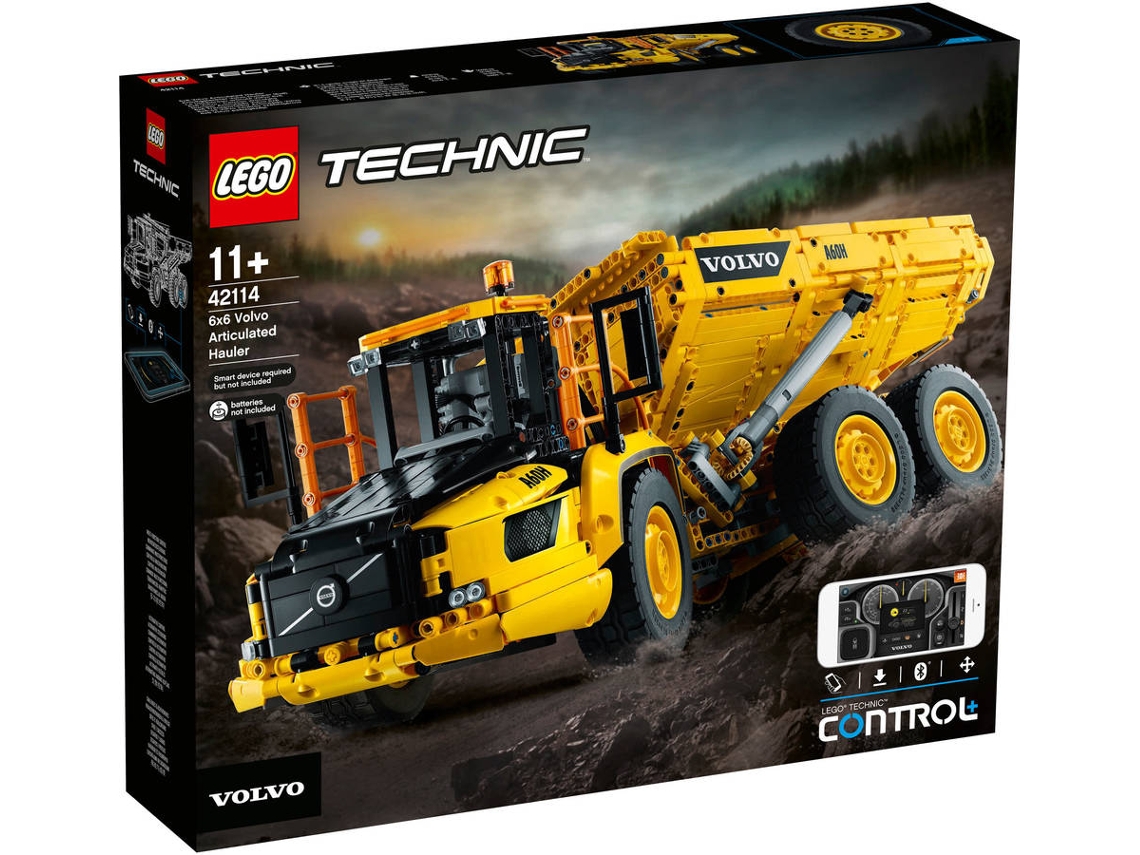 LEGO Technic: 6x6 Transportador Articulado Volvo (Idade Mínima: ‍11 - 2188 Peças)