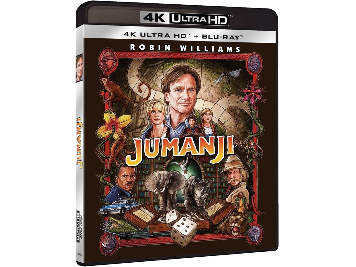 Jumanji (blu Ray 4k Ultra Hd) Sony Pictures (1995)