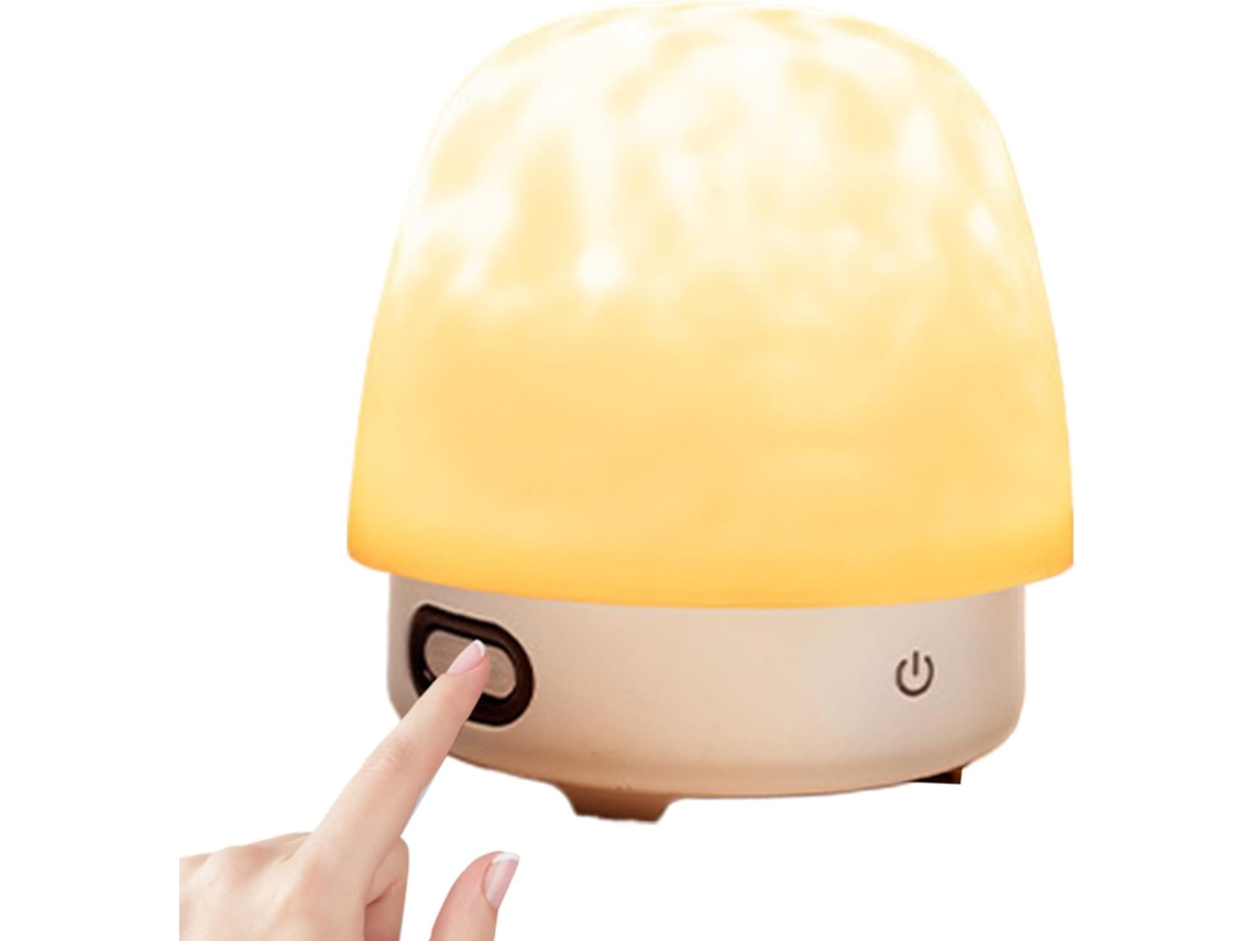 Lámpara de Luna Infantil | Lámpara de Mesa LED, Luz de Noche Lunar | Proyector con Efectos de Luz, Co Gokoco