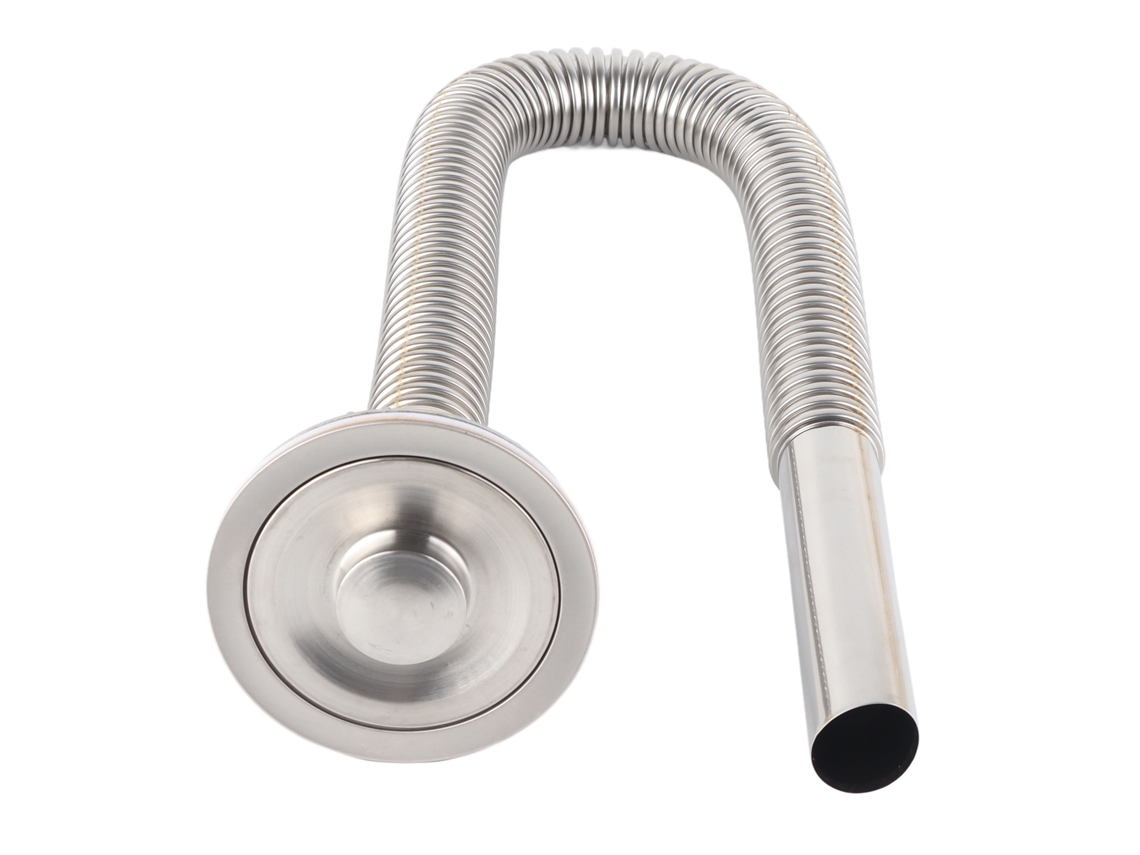 Desagüe De Acero Inoxidable Para Fregadero De Cocina Con Tapa Decorativa Y Anillo Desodorizante.