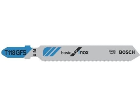 Hoja de Sierra de Calar BOSCH T 118 Gfs Basic para Inox