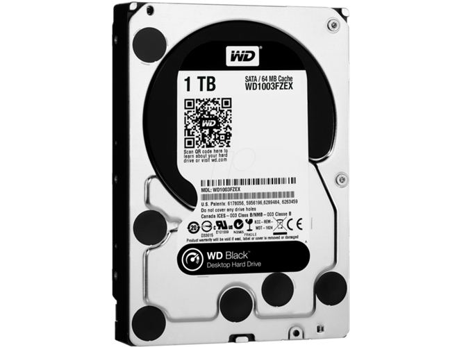 Disco HDD Interno WESTERN DIGITAL WD1003FZEX (1 TB - SATA - 7200 RPM)