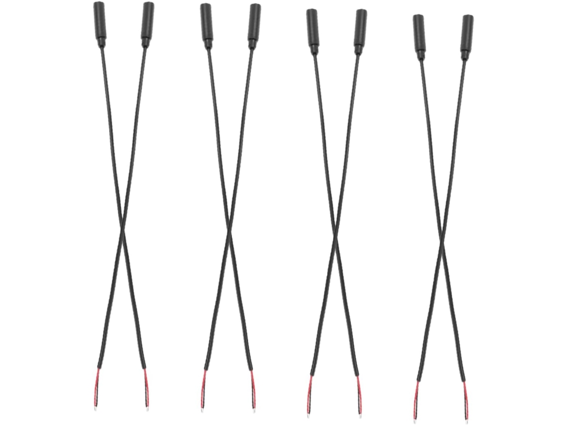 8 Piezas Cable De Reparación Para Micrófono Casque Audio Con Fiche Femelle Extension Haut-parleur