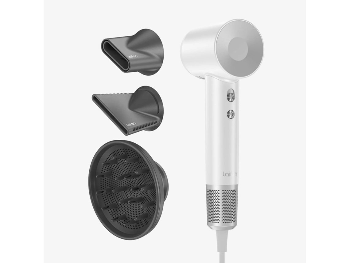 Secador De Pelo Laifen Swift De Alta 3 En 1 Velocidad,1500w, Blanco