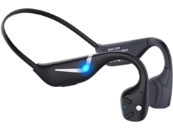 Auriculares Bluetooth De Conducción Ósea, Resistentes Al Agua Ip67, Con Micrófono Y Diseño De Oído Abierto Para Correr Y Hacer Deporte (negr