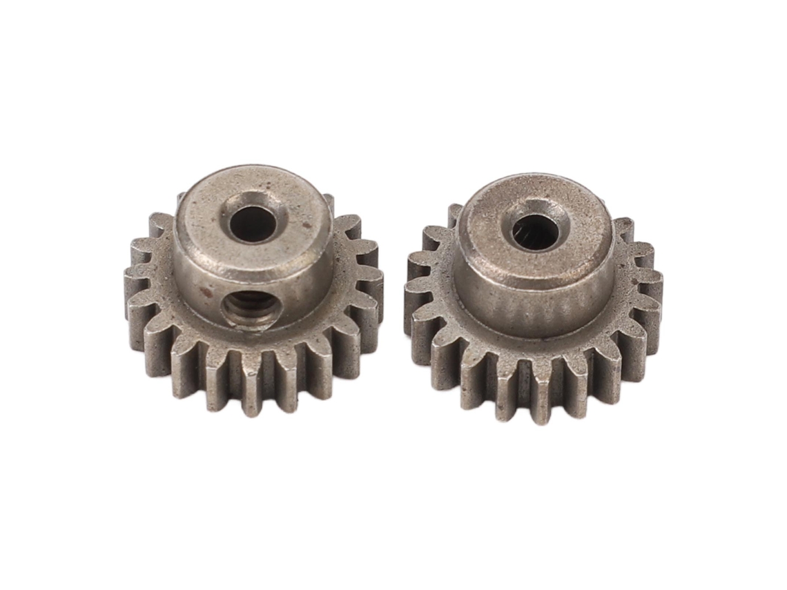 Mali conjunto de Engrenagens de Motor Rc 2pçs M0.6 20d Aço Fácil Instalação para Carros Controle Remoto 1/12 1/16