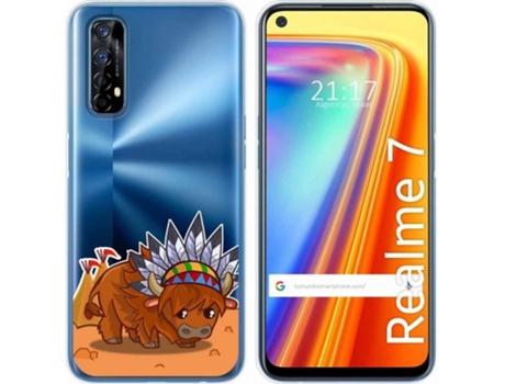 Carcasa Realme 7 TUMUNDOSMARTPHONE Bufalo Multicolor