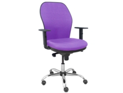 Sillas de Escritorio jorquera respaldo bali lila assento bali lila base cromada e rodas parquet