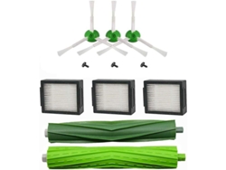 Kit De Piezas De Repuesto Compatible Con Roomba I7 I7+ E5 E6 E7 - Cepillos Laterales Rodillos Y Filtros Hepa