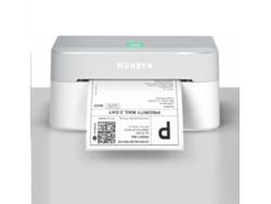Impresora de etiquetas térmica Bluetooth de 10x15 cm compatible con iOS, Android, Mac, Windows, MUNBYN