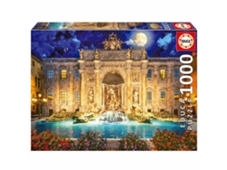 Puzzle EDUCA de 1000 Piezas Fuente de Trevi en Roma 19923