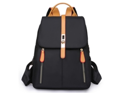 Mochila Oxford para mujer, estilo coreano, negra, gran capacidad, informal, para exteriores, Sfushos