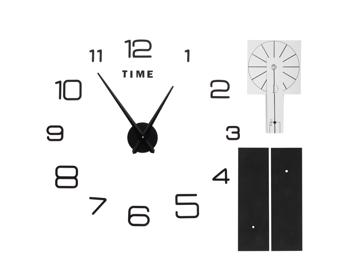 Reloj de pared acrílico DIY, sin marco, espejo decorativo