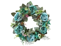 Guirnalda de rosas artificiales para decoración de puertas y paredes