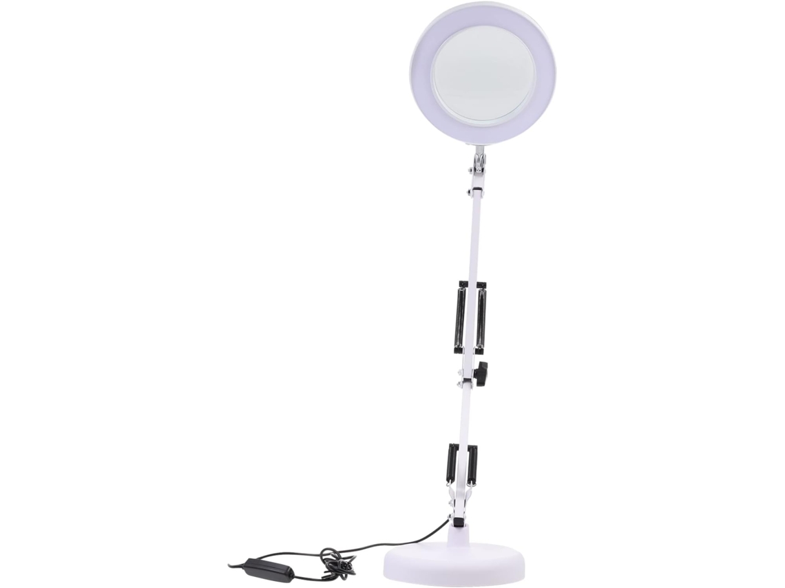Lámpara De Aumento Led Recargable Con Luz Usb, Lupa De Mesa Para Manicuras Y Costura.
