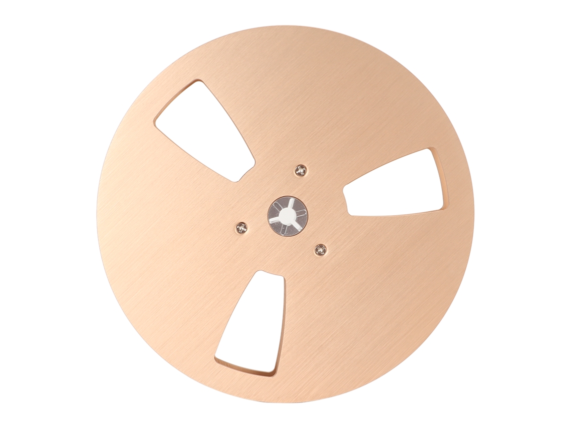 Rollo De Cinta De Aleación De Aluminio Vacío De 1/4 De Pulgada Y 7 Pulgadas Con 3 Agujeros Para Teac