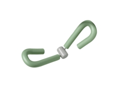 Entrenador De Cadera Para Mujeres Con Diseño Ergonómico, Acero Nbr, Pp, Rehabilitación Posparto, Tonificador De Muslos Portátil Y Verde