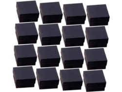 Cajas De Joyería De Papel Kraft De 96 Piezas, Negras Con Inserciones De Espuma Gruesa Para Almacenamiento.