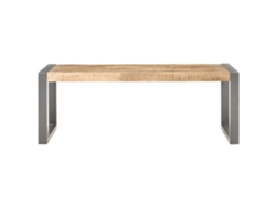 Mesa De Centro Madera De Mango Rugosa 110x60x40 Cm