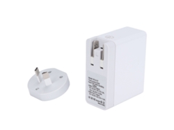 Carregador Portátil De Viagem Wlx-x7 63w Com Pd Qc3.0 Tela Lcd Para Celular Laptop Adaptador
