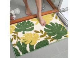 2026-alfombra De Baño Antideslizante De Microfibra Suave, Absorbente De Agua Lavable A Máquina 16"x24"