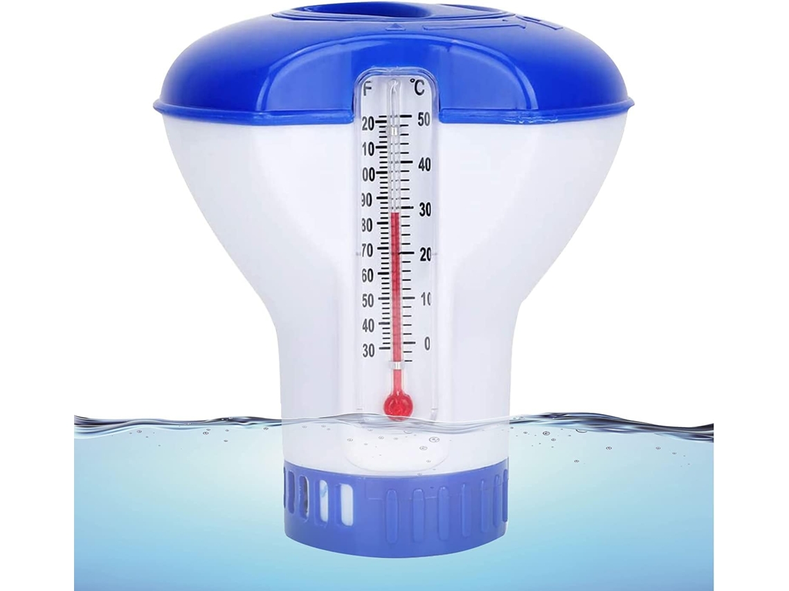 Pool Chlorine Diffuser With Thermometer Pool Chlorine Float Floating Pool Chlorine Diffuser Pool Chlorine Dispenser Product Dispenser Starlight