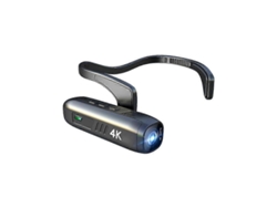 Cámara de video 4K de 30 fps con auriculares, Wi-Fi, cámara web, lente y batería