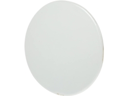 Plato Redondo De Cerámica Blanco De 30 Cm Para Manualidades, Ideal Para Pintar.