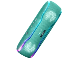Altavoz Portátil Para Exteriores, Resistente Al Agua Ipx7, Con Luz Estéreo, Color Verde Hierba