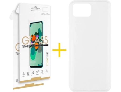 Kit Funda + 2 Protectores de Pantalla Oppo A73 4G SKYHE Liso (Transparente)