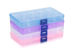 Caja de almacenamiento de plástico, caja de clasificación, caja de surtido