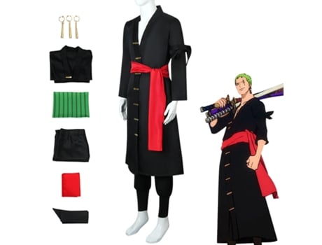 Disfraz completo de One Piece Zoro Cosplay 2XL