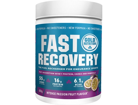 Proteína Whey GOLDNUTRITION Fast Recovery Passion Fruit (Polvo Soluble - 600 gr)