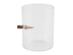 JILLIOPER Taza de vidrio de borosilicato con un acogedor diseño otoñal. Vaso de whisky de .308 con exquisita copa gruesa soplada a mano para una durabilidad ini