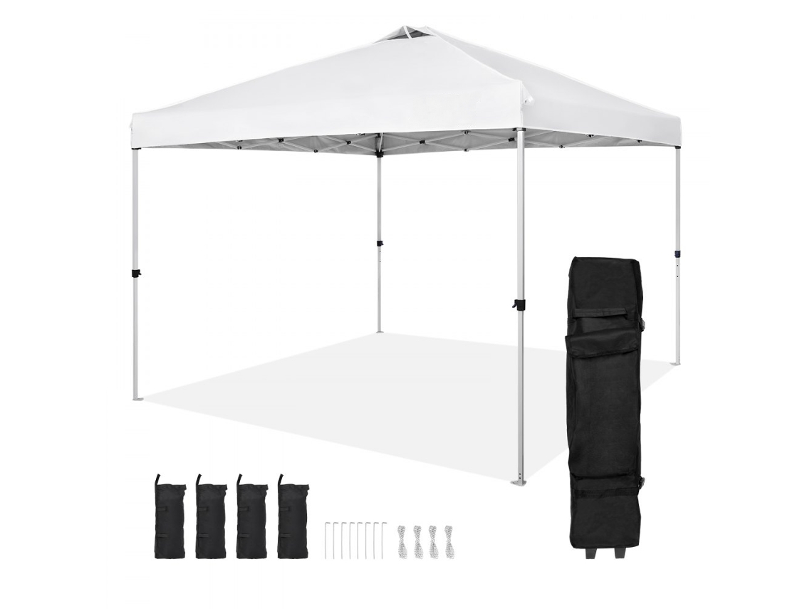 Carpa emergente impermeable de 305 x 305 cm con protección UV Tekmaquinas
