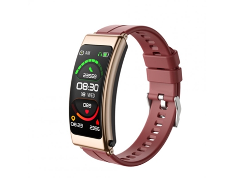 Pulsera Deportiva K13 Bluetooth Pantalla táctil Auriculares Podómetro Fitness Deportes Oro