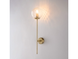 Demetra - Aplique De Hierro Bronce Cepillado 1 Luz .13 - P.17 - Bl279-ap1-brz