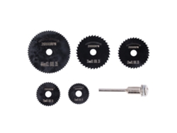 6 Piezas Lámina Sierra Circular Hss Disco De Corte Herramienta Kit Para Cobre Hierro