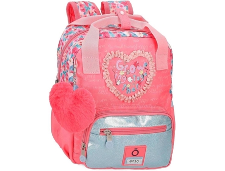 Mochila ENSO Together Growing (Rosa - 23x28x10 cm)