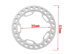 Ymsl Anillo De Reemplazo De Llanta Rc Beadlock 4pcs Compatible Con Coches Rc 1/10 Trx4 Scx10 90046 90047 Llantas 1.9in Hxl