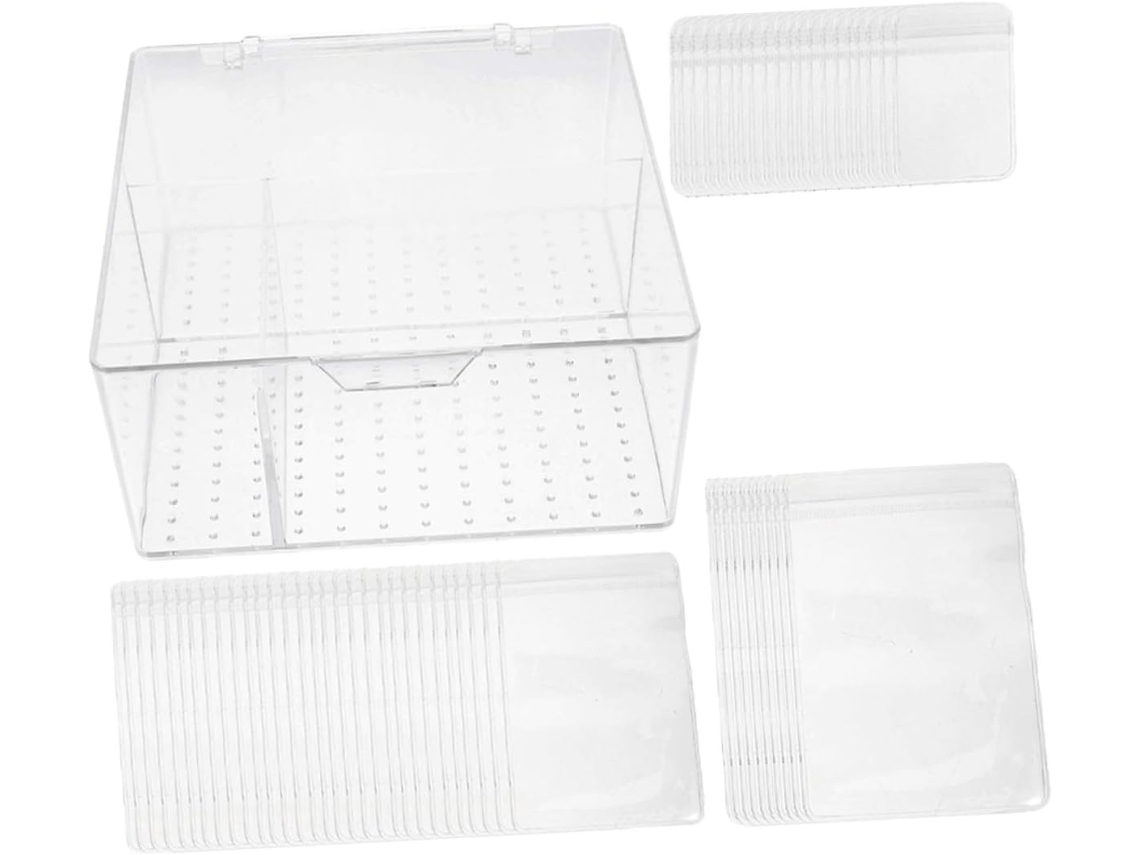Caja de joyería Slowmoose con bolsas impermeables y cierre automático.
