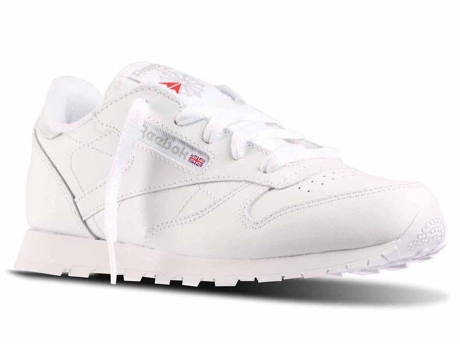 Zapatillas REEBOK Classic Leather Niños (31 - Blanco)