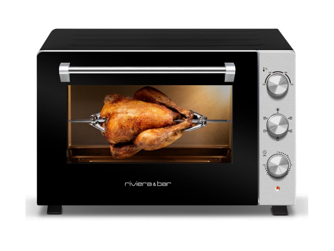 Horno de convección 46l 1800w negro / acero inoxidable qfr460 - RIVIERA & BAR