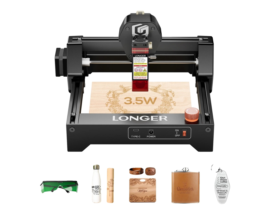 Grabador láser de alta precisión y alta velocidad, Ray5 Mini de 3,5 W, OEM UE