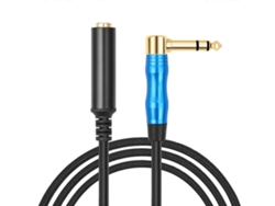Cable de extensión para altavoz de 6,35 mm macho a 6,35 mm hembra con extensor de audio AKG (6,35 mm)